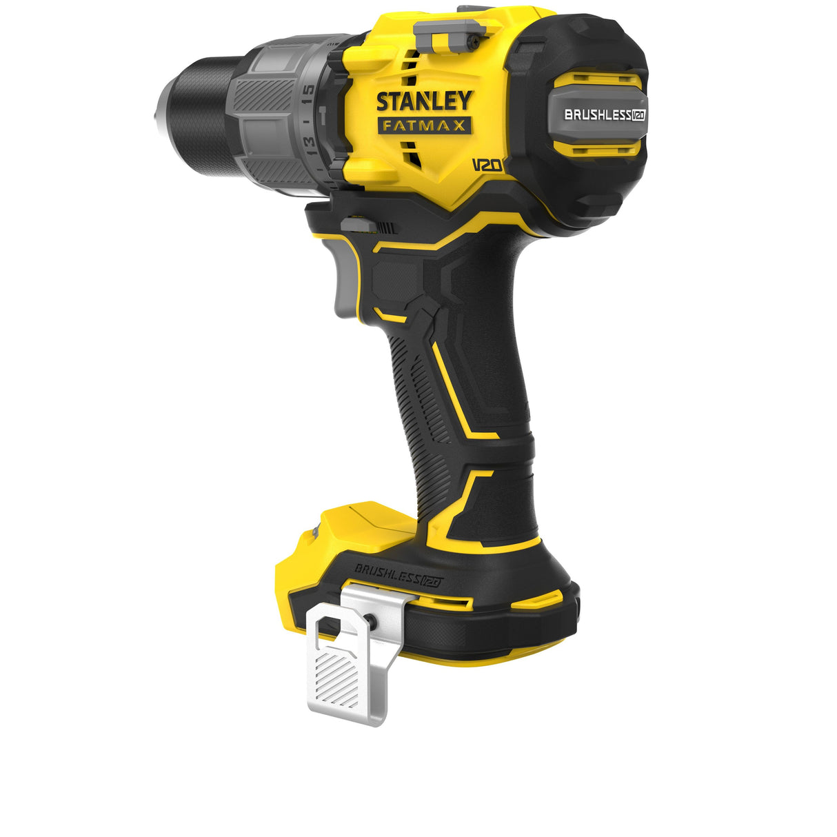 STANLEY FATMAX Perceuse-visseuse à percussion 80Nm Brushless 18V sans batterie V20 SFMCD726B-XJ