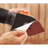 Ponceuse électrique Black+Decker, type multi-ponceuse, couleur orange et noire.