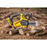 Tronçonneuse sans fil Stanley, outil électroportatif jaune et noir pour bois