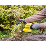 Cisaille à gazon électrique Stanley, outil jaune pour jardinage, utilisation extérieure
