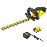 Taille-haie jaune Stanley, électrique sans fil avec batterie et chargeur, outils de jardin