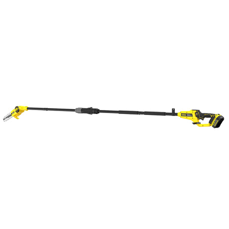 Élagueuse sur perche Stanley, outil de jardinage, couleur jaune et noir.