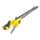 Élagueuse sur perche jaune Stanley, outil électrique de jardinage, couleur jaune et noir