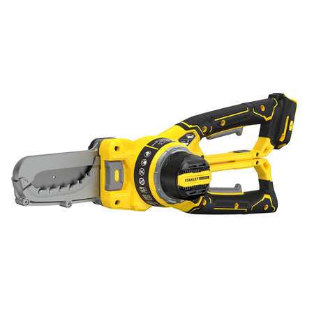 Scie à chaîne Stanley, outil électroportatif jaune et noir