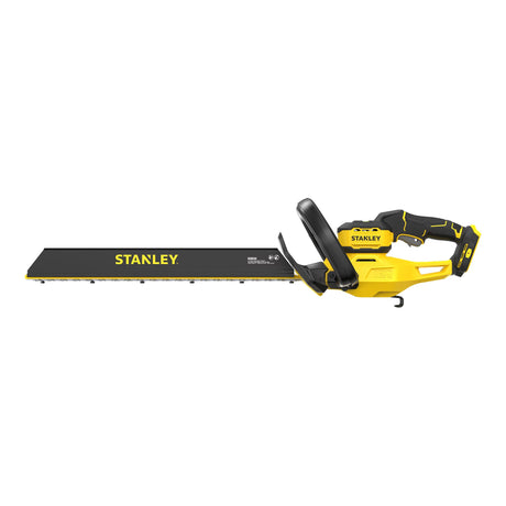 Taille-haie Stanley électrique noir et jaune, outil de jardinage puissant et ergonomique