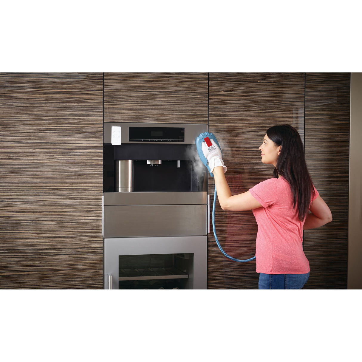 Balai vapeur 1600W - Multifonction avec gant Steamitt  - 12 Accessoires - BHSM168DSM-QS