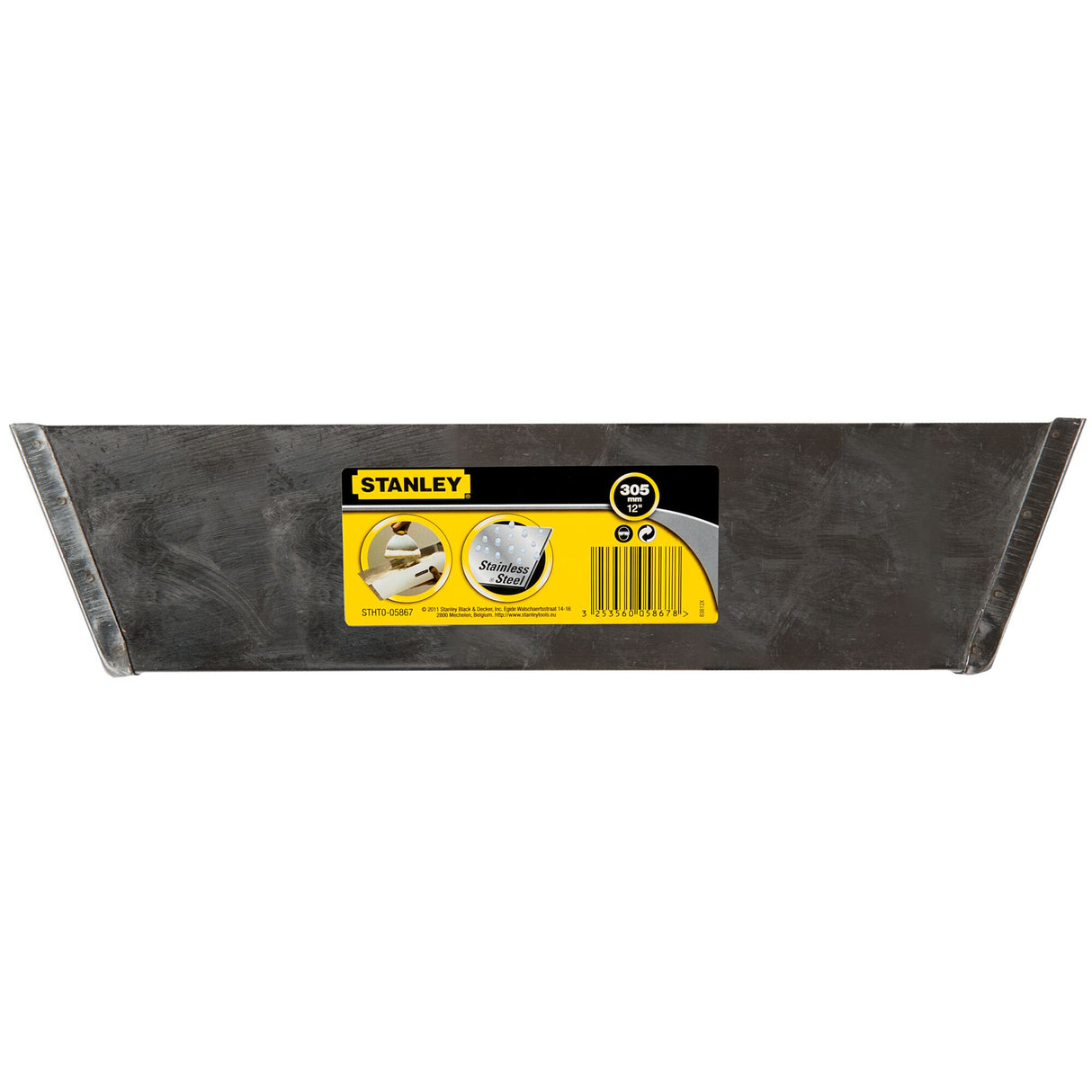 STANLEY Bac à enduit en acier inoxydable 300mm STHT0-05867