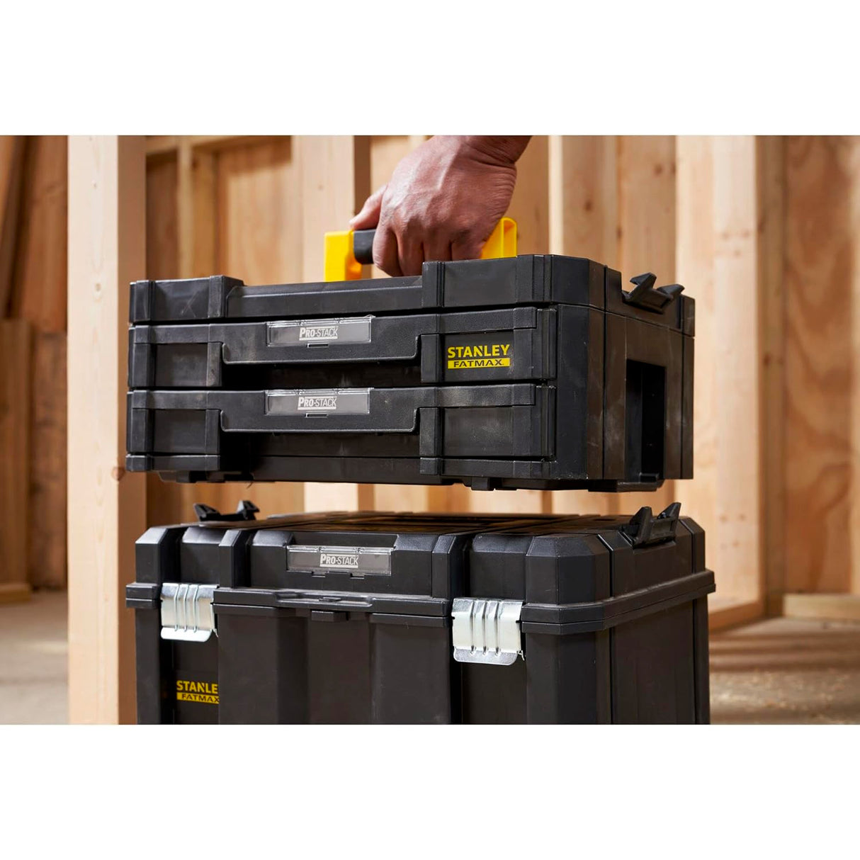 STANLEY FATMAX Mallette 2 tiroirs 44x33x17,6cm PRO-STACK FMST1-71969