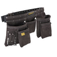 Porte-outils - Cuir - Ceinture Robuste et Ajustable - Multiples Poches et Porte-Outils - STANLEY, STST1-80113