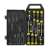 STANLEY Jeu de 10 tournevis embout magnétique Cushion Grip 2-65-005