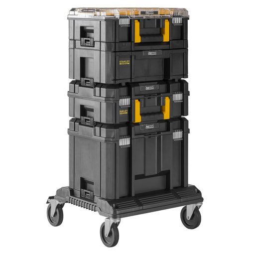 Tour PRO-STACK - Organiseur - Mallette Grand Tiroir - Mallette Grand Volume 23 L - Module à Roulettes - FATMAX - STANLEY, FMST1-80107