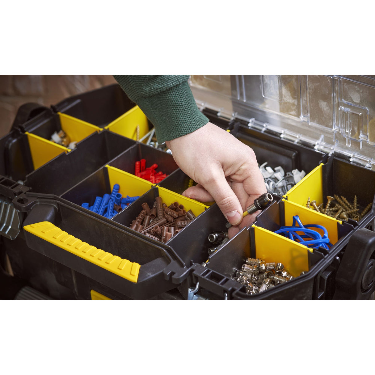 STANLEY Servante Modulo 2 en 1 avec boite à outils et organiseur STST1-79231