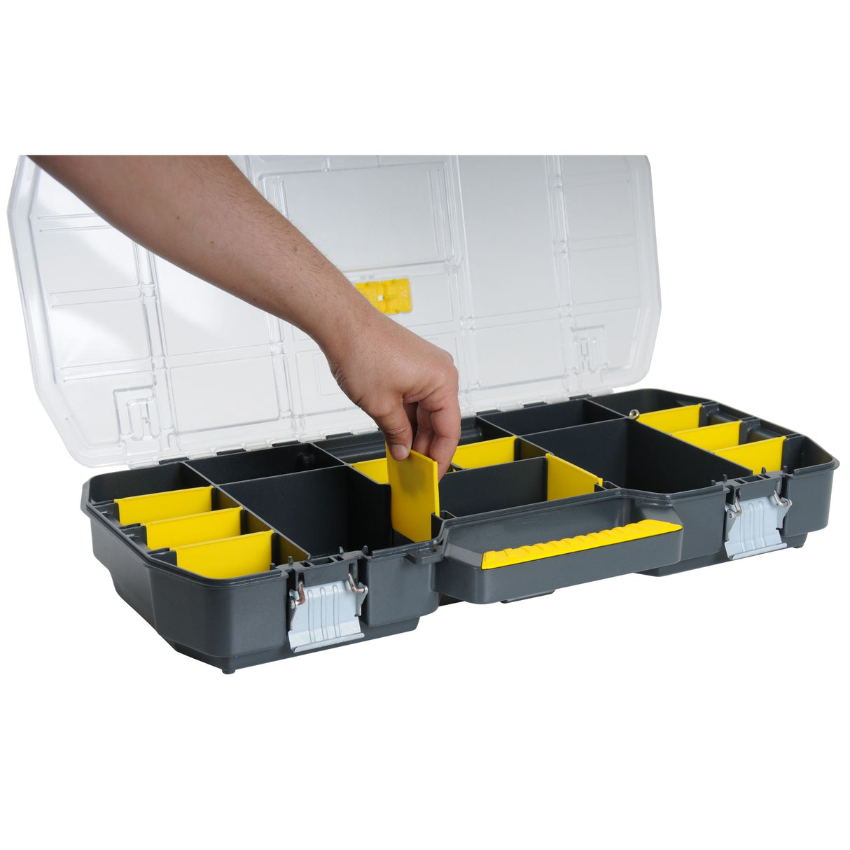 STANLEY Boite à outils avec organiseur transparent 1-97-514
