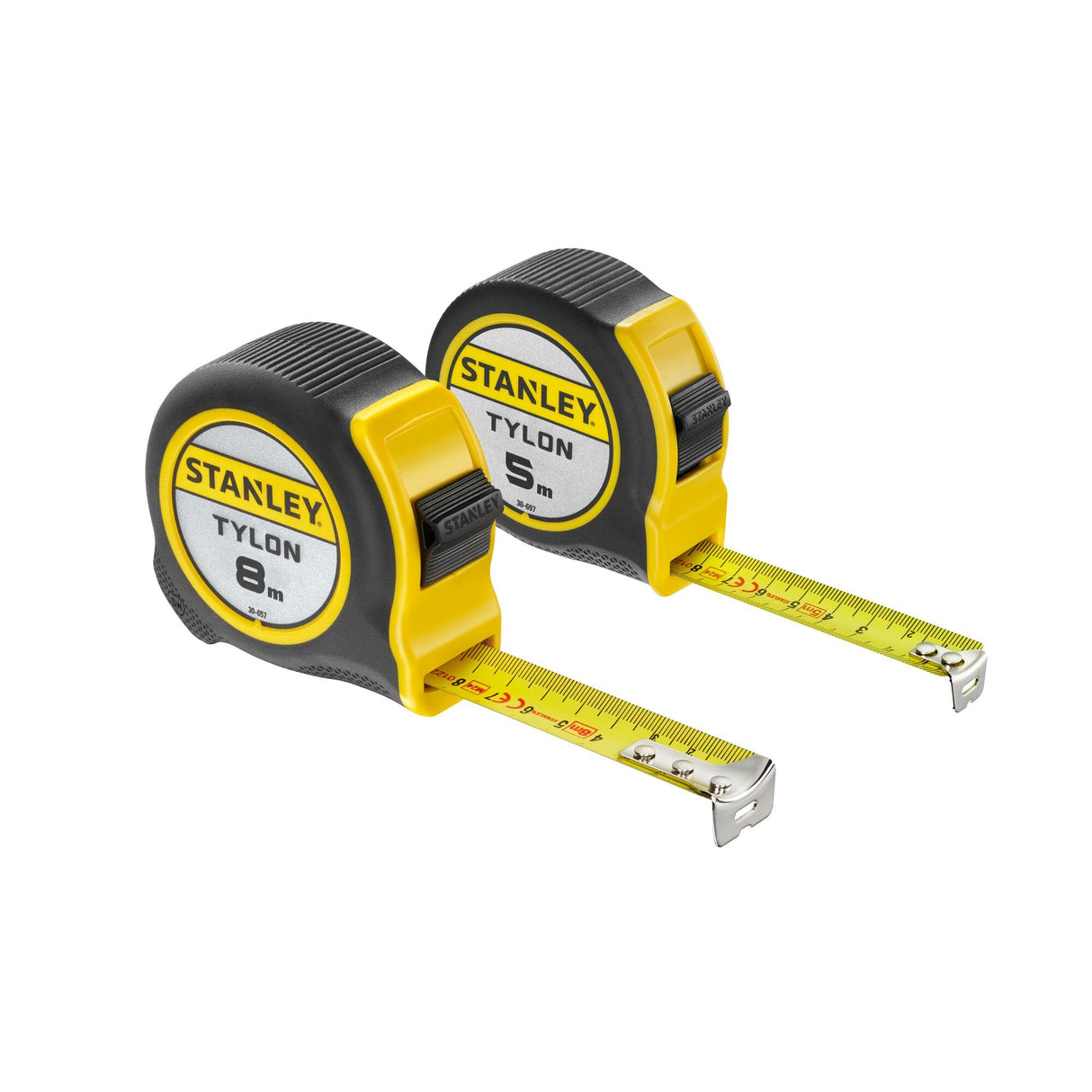 STANLEY Lot de 2 mètres ruban déroulant Tylon - 5 et 8 mètres
