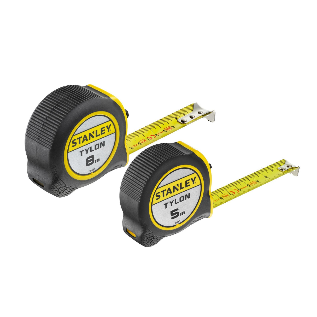 STANLEY Lot de 2 mètres ruban déroulant Tylon - 5 et 8 mètres