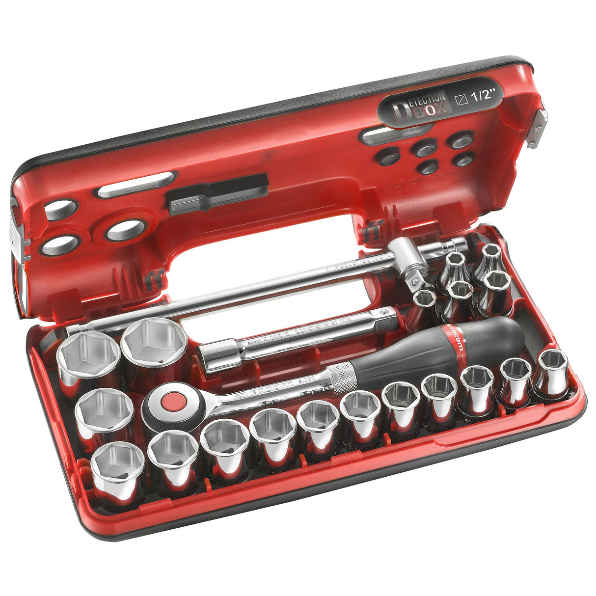 FACOM Coffret douilles cliquet rotatif S.360DBOX4PB