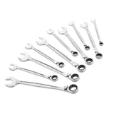 FACOM Jeu de 10 clés mixtes à cliquet en étui pocket 8à19mm 467B.JP10PB