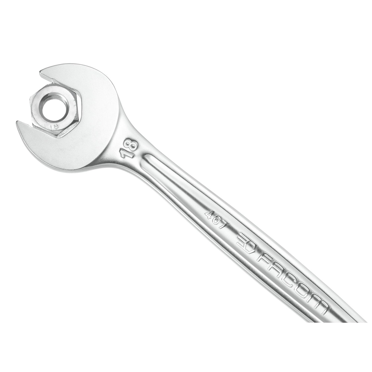 FACOM Clé mixte à cliquet plate compacte et réversible par levier