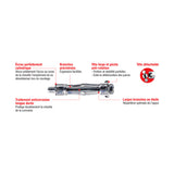 Molly Chevilles métalliques à expansion Ø 6 x 34 mm avec vis M6 à tête cylindrique