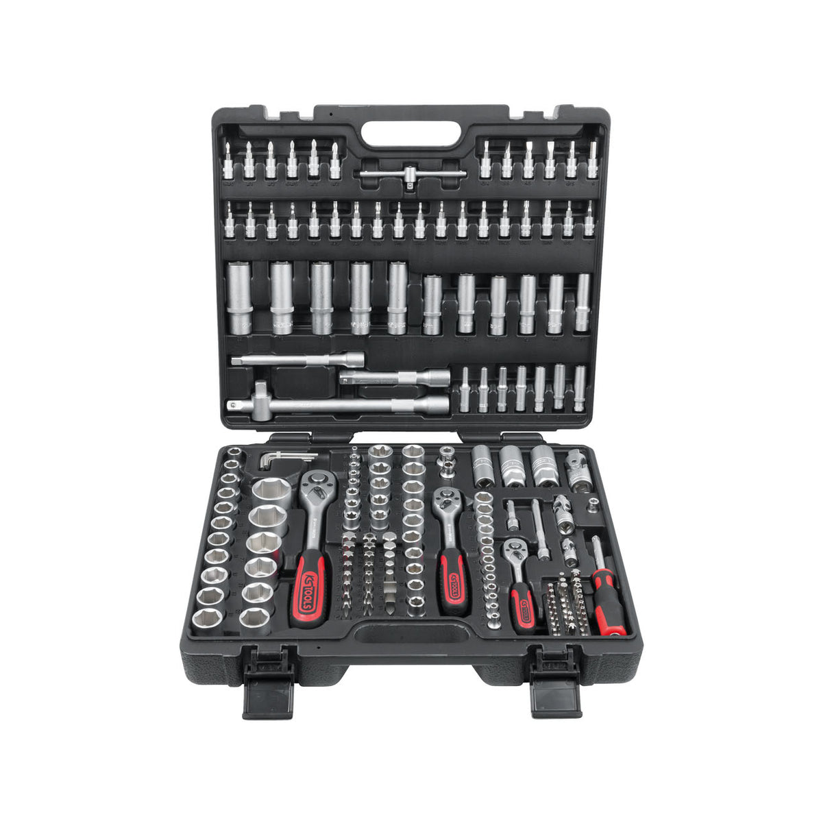 KS TOOL Coffret de douilles 1/4'' + 3/8'' + 1/2'' 179 pièces 917.0779