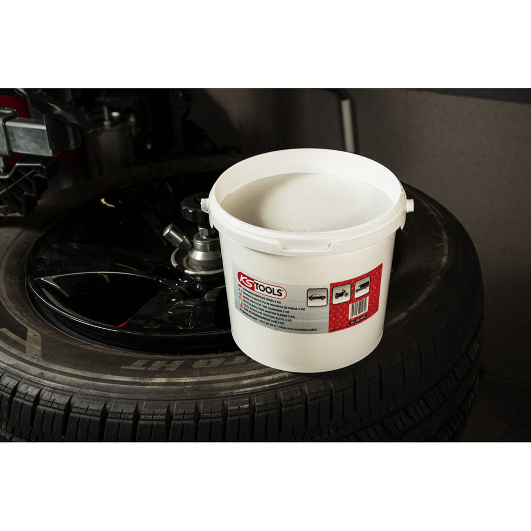 KS TOOL Seau de graisse à pneu blanche 1kg 100.4025