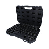 KS TOOL Coffret de douilles à chocs 1/2"" courtes et longues 40 pièces 515.0065