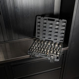 KS TOOL Coffret de douilles à chocs 1/2"" courtes et longues 40 pièces 515.0065