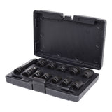 KS TOOL Coffret de douilles à chocs 6 pans 1/2'' 10 douilles 1 cardan 1 rallonge 12 pièces 515.0112