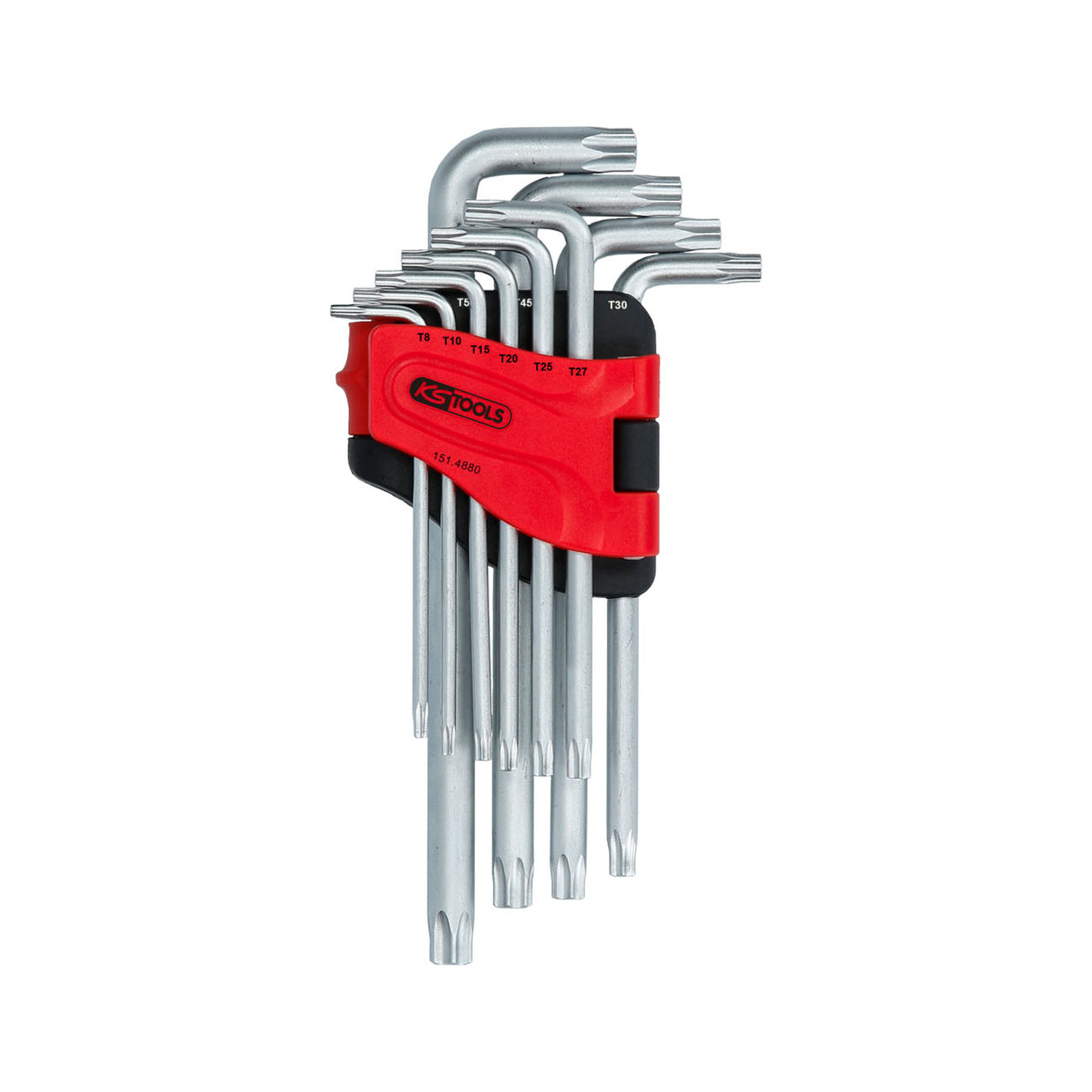 KS TOOL Jeu de 10 clés mâles Torx coudées 151.4880