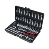 KS TOOL Coffret de douilles et accessoires 1/4" 46 pièces 911.0646