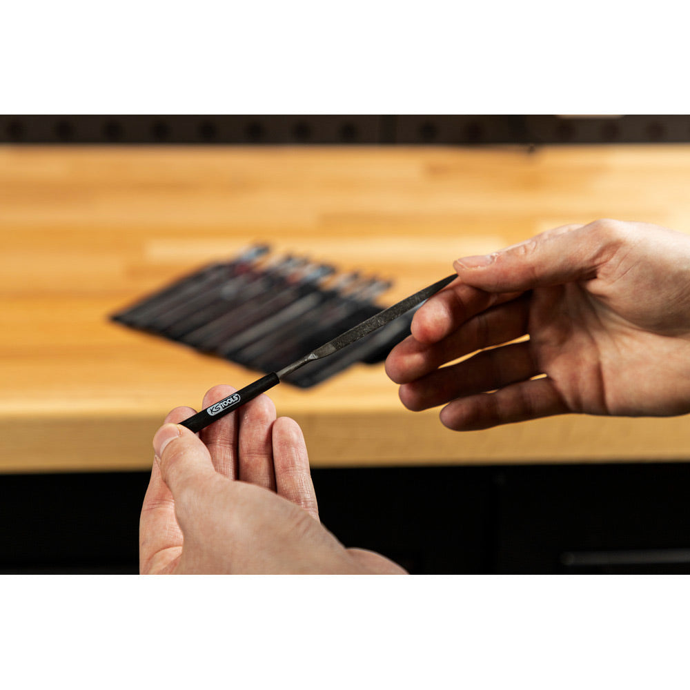 KS TOOLS Jeu de 12 limes à aiguilles L.145 mm 140.3050