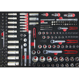 Module douilles et access. 1/4'' -3/8'' -1/2'', 175 pièces