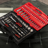 Coffret douilles et accessoires ULTIMATE 1/4'' - 1/2'', 111 pièces
