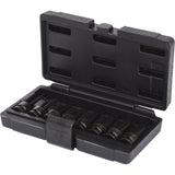 Jeu 8 douilles tournevis chocs longues TORX 1/2'', T30 à T80