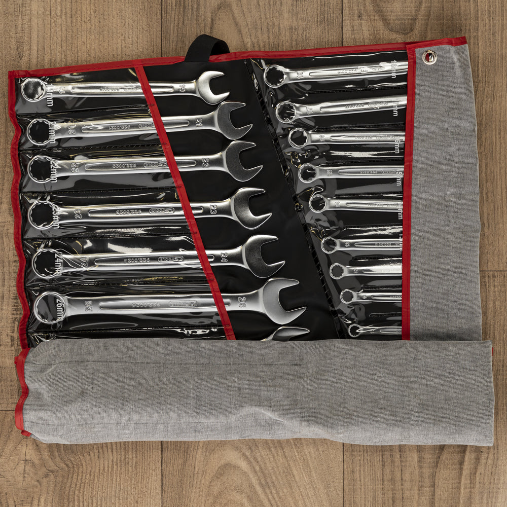 Trousse de 25 clés mixtes métriques, 6 à 34 mm