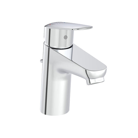 Mitigeur de lavabo Grohe, robinet salle de bain chromé, design moderne argenté