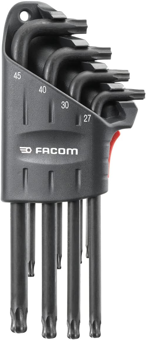 FACOM Jeu de 8 clés mâles torx sur étui n°10-15-20-25-27-30-40-45 89S.JP8APF