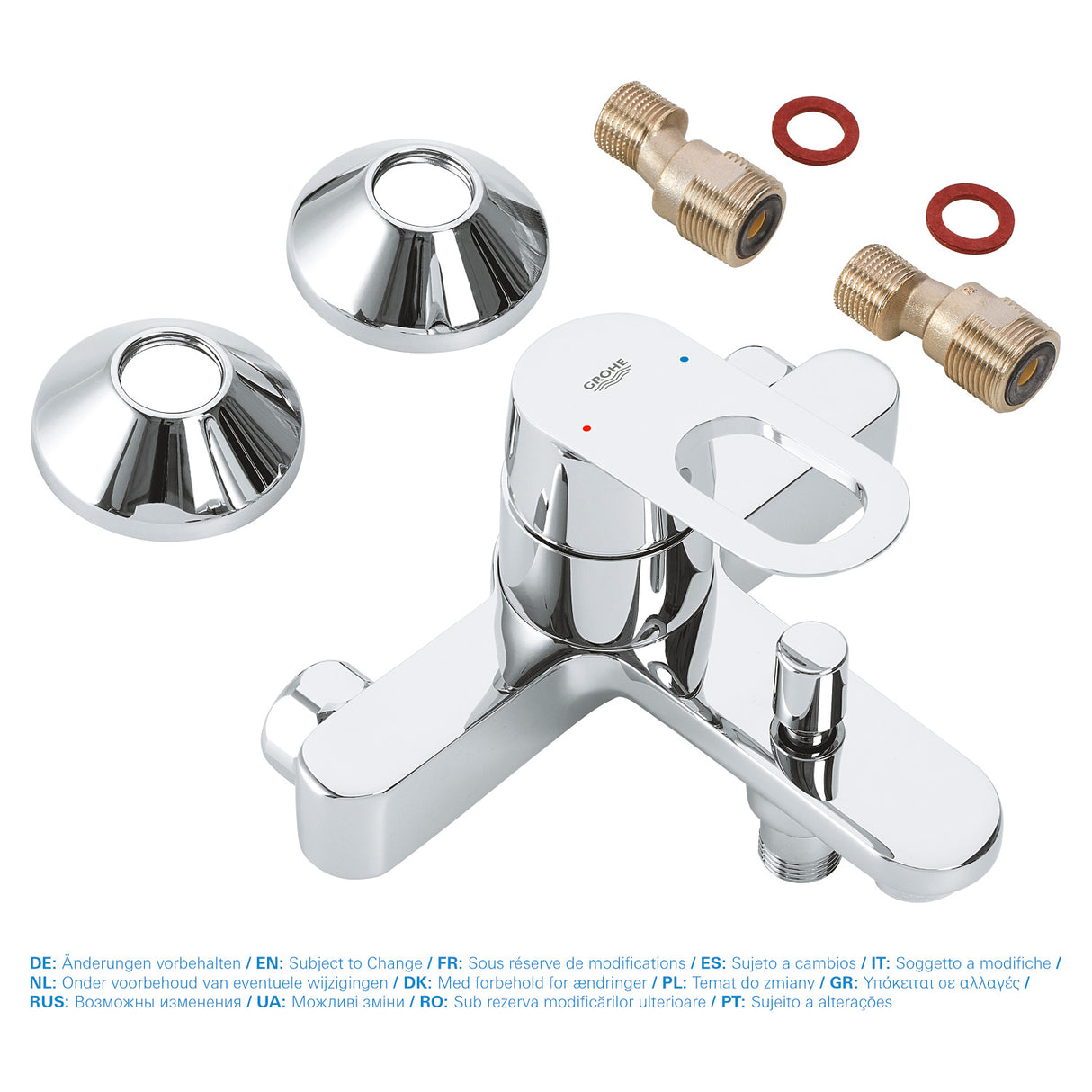 GROHE Mitigeur de bain-douche monocommande mural BauLoop 23341000