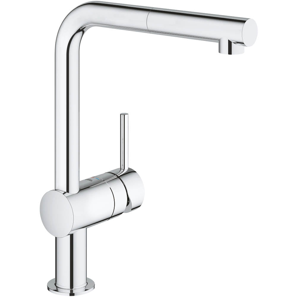 GROHE Mitigeur de cuisine taille L mousseur extractible Minta