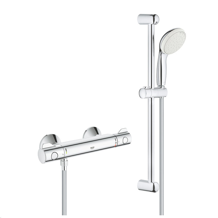 GROHE Grohtherm 800 Mitigeur thermostatique douche 1/2" avec ensemble de douche