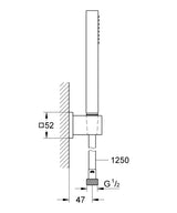 GROHE Set douche Euphoria Cube Stick 27703000