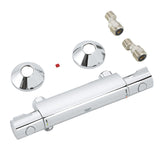 Mitigeur thermostatique Grohe, robinet de douche, couleur chrome, avec accessoires