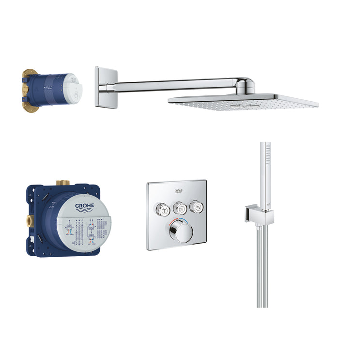 GROHE SmartControl Set de douche encastrable thermostatique 34712000