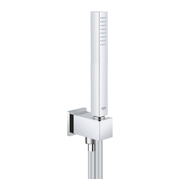 GROHE Euphoria Cube Stick avec pommeau de douche 1 jet, support mural et flexible SilverFlex 1.25m 26405000