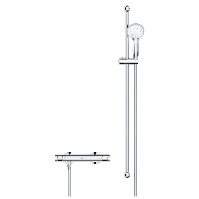 GROHE Precision Flow Mitigeur thermostatique douche 1/2" avec ensemble de douche 34842000