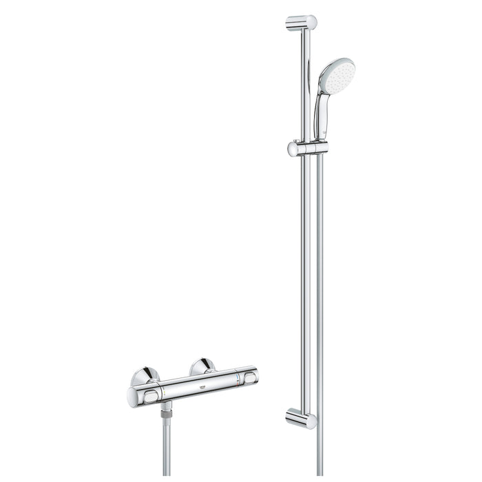 GROHE Precision Flow Mitigeur thermostatique douche 1/2" avec ensemble de douche 34842000