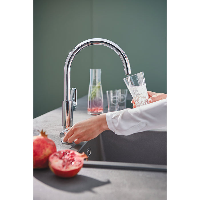 GROHE Mitigeur de cuisine Blue Pure Eurosmart avec fonction de filtration de l’eau - chromé