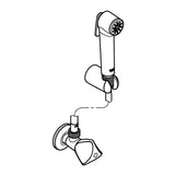 GROHE Ensemble robinet d’arrêt 1 jet Tempesta-F Trigger Spray 30 chromé 27514001