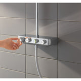 GROHE Colonne de douche XXL thermostatique Euphoria SmartControl System 310 Cube Duo chromé 26508000