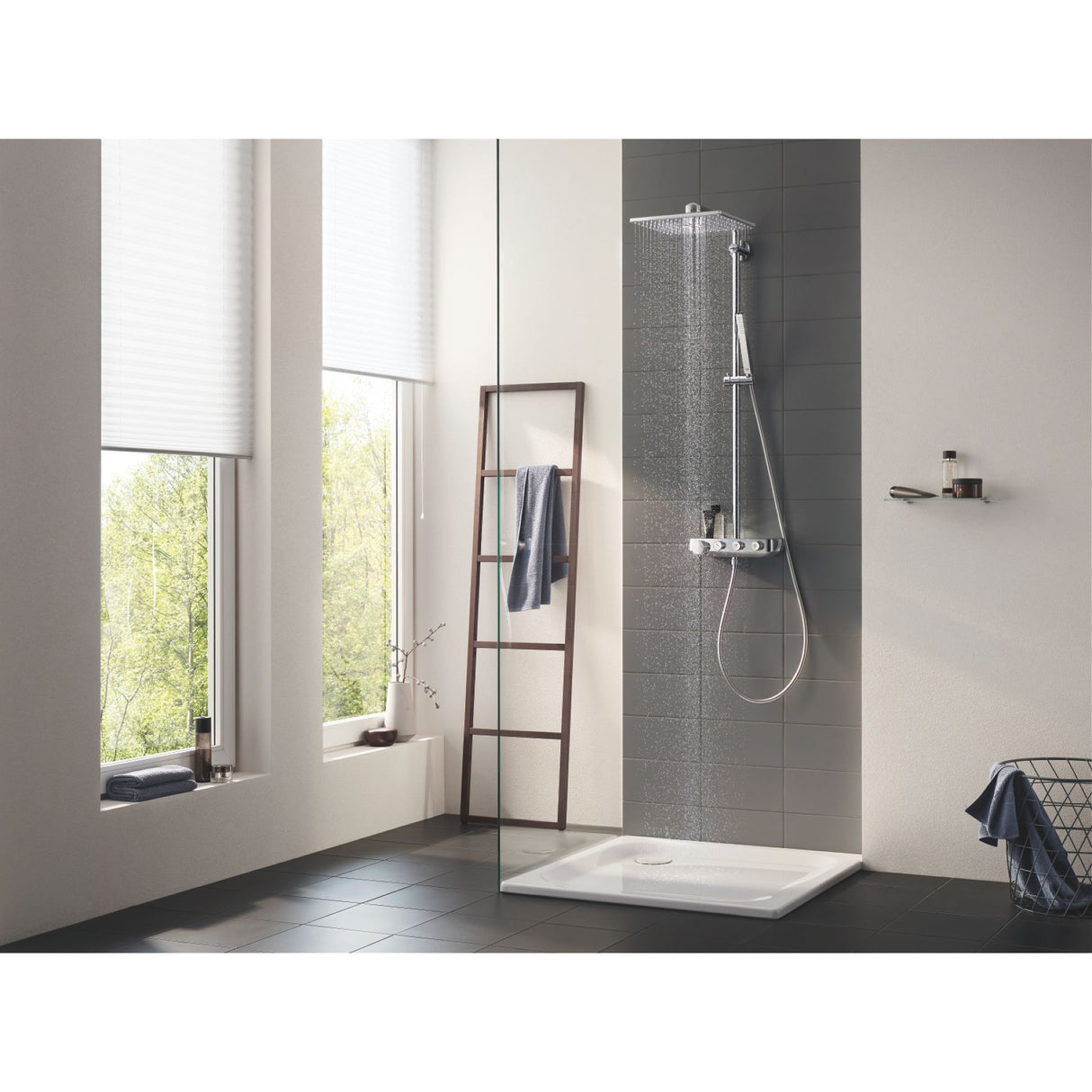 GROHE Colonne de douche XXL thermostatique Euphoria SmartControl System 310 Cube Duo chromé 26508000